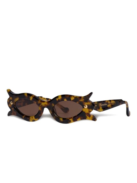 Nanushka Tully floral-shaped sunglasses - Brown - zdjęcie produktu nr 2