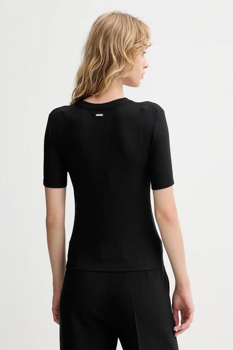 Calvin Klein t-shirt damski kolor czarny LV044D246G - zdjęcie produktu nr 2