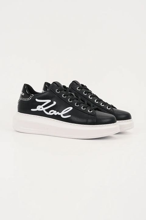 Karl Lagerfeld sneakersy skórzane KAPRI kolor czarny KL62572A - zdjęcie produktu nr 2