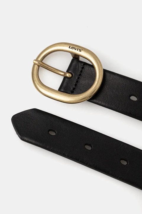 Levi's pasek damski kolor czarny D7791-0001 - zdjęcie produktu nr 2