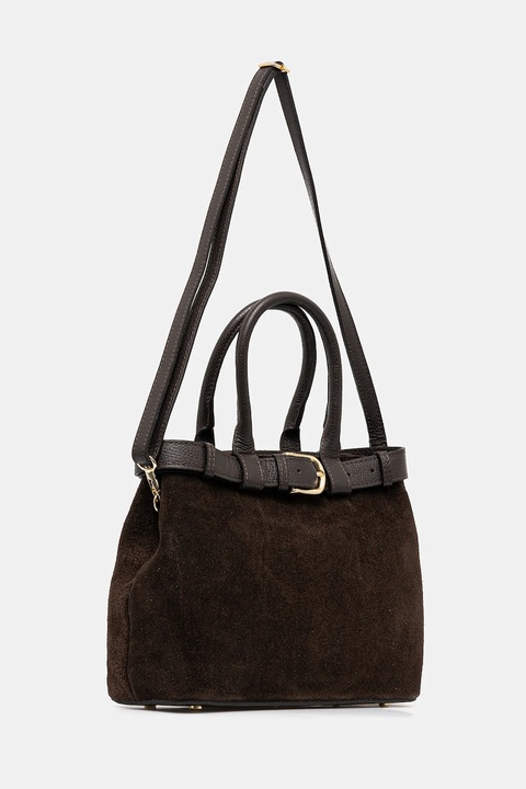 Answear.LAB torebka zamszowa kolor brązowy - zdjęcie produktu nr 2