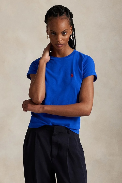 Polo Ralph Lauren t-shirt bawełniany damski kolor fioletowy 211898698 - zdjęcie produktu nr 1