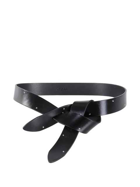 ISABEL MARANT knot-detail belt - Black - zdjęcie produktu nr 2