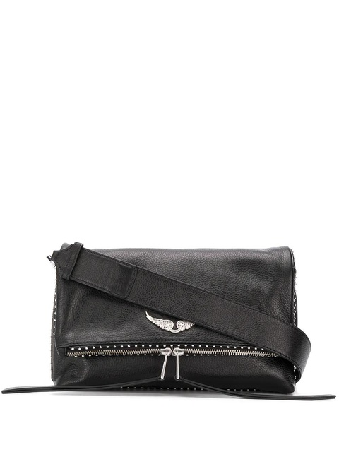 Zadig&Voltaire Rocky foldover crossbody bag - Black - zdjęcie produktu nr 1