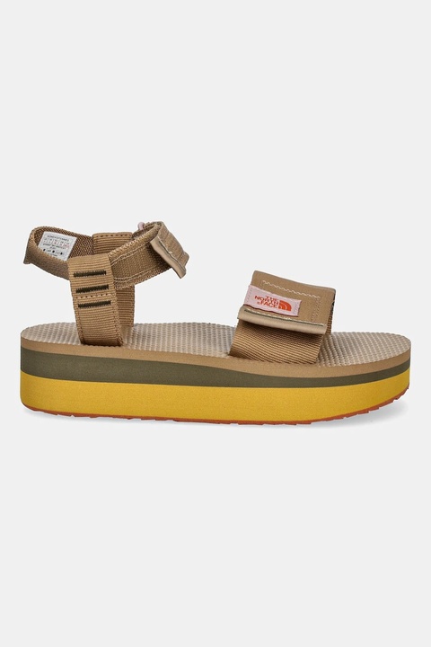 The North Face sandały Skeena Platform damskie kolor beżowy na platformie NF0A8AE779H1 - zdjęcie produktu nr 2