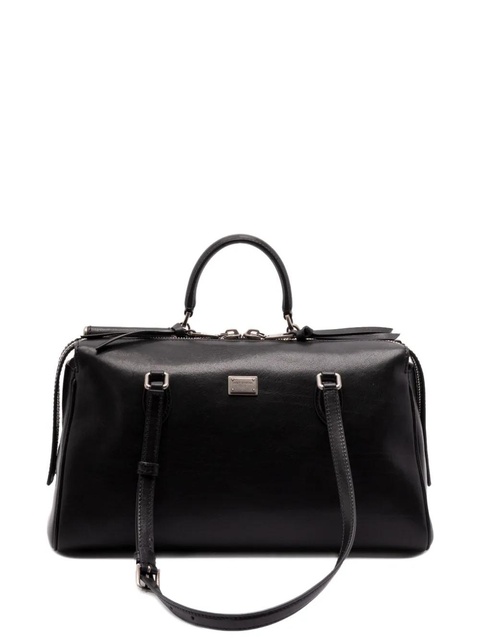 Dolce & Gabbana leather travel bag - Black - zdjęcie produktu nr 1