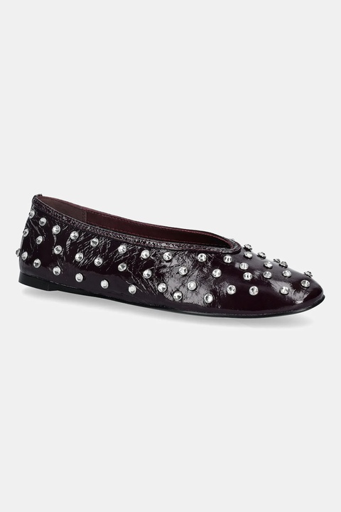 Steve Madden baleriny skórzane Leni-S kolor bordowy 11004872 - zdjęcie produktu nr 1