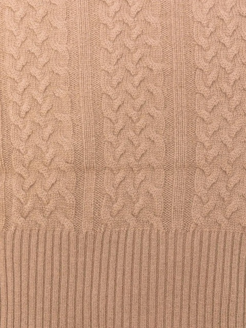 Max Mara cable-knit balaclava - Neutrals - zdjęcie produktu nr 2