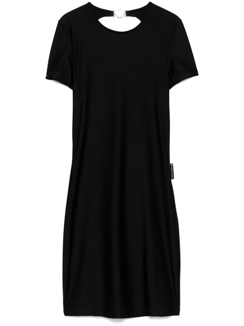 Marine Serre open-back jersey mini dress - Black - zdjęcie produktu nr 1