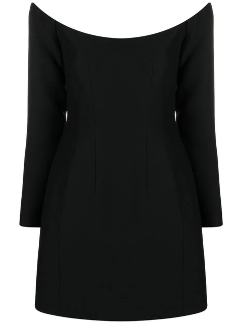 Valentino Garavani off-shoulder minidress - Black - zdjęcie produktu nr 1