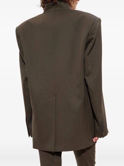 The Attico single-breasted blazer - Brown - zdjęcie produktu nr 2