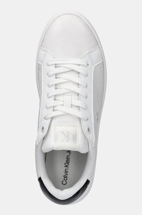 Calvin Klein Jeans sneakersy BOLD FLATF LOW LACE MG kolor biały YW0YW01766 - zdjęcie produktu nr 2