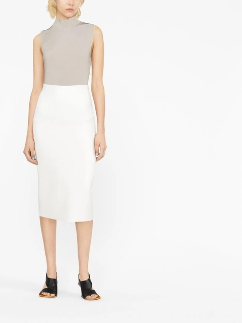 Victoria Beckham VB Body midi pencil skirt - White - zdjęcie produktu nr 2