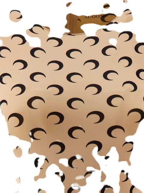 Marine Serre moon-print jumpsuit - Neutrals - zdjęcie produktu nr 2