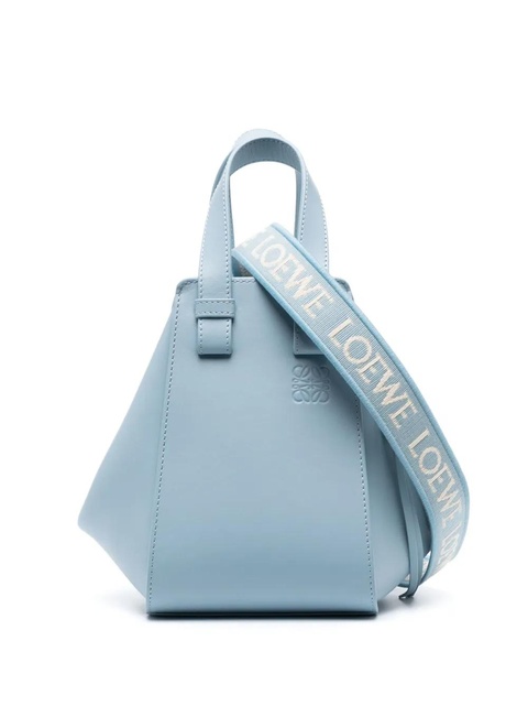 LOEWE Hammock leather crossbody bag - Blue - zdjęcie produktu nr 1