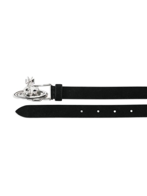 Vivienne Westwood small Orb buckle belt - Black - zdjęcie produktu nr 1