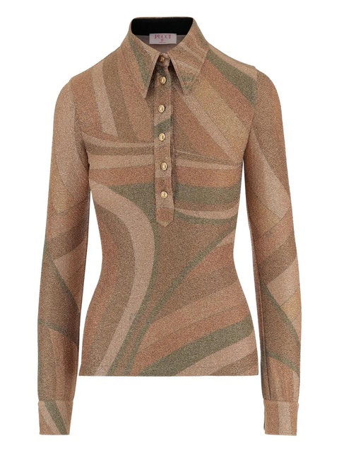 PUCCI buttoned top - Brown - zdjęcie produktu nr 2