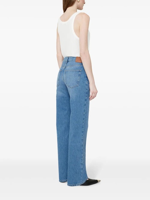 ANINE BING mid-wash wide-leg jeans - Blue - zdjęcie produktu nr 2