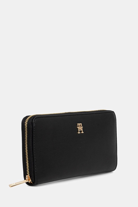 Tommy Hilfiger portfel damski kolor czarny AW0AW17744 - zdjęcie produktu nr 1