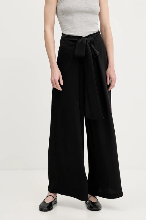 Answear Lab spodnie damskie kolor czarny szerokie high waist - zdjęcie produktu nr 1