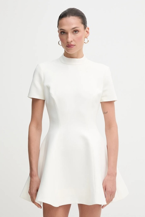 Bardot sukienka kolor biały mini rozkloszowana 59907DB - zdjęcie produktu nr 1