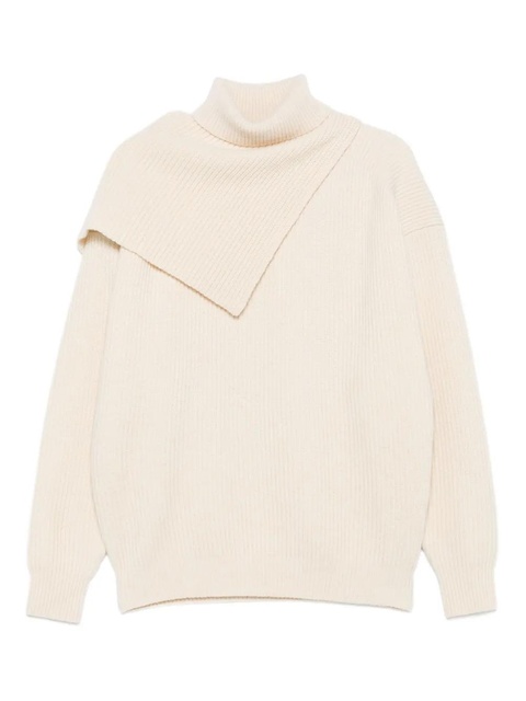 Nanushka turtleneck foldback-detail sweater - Neutrals - zdjęcie produktu nr 1