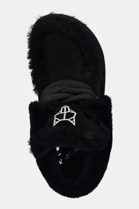 Naked Wolfe śniegowce zamszowe Bambi kolor czarny Bambi Suede Shearling Black - zdjęcie produktu nr 1