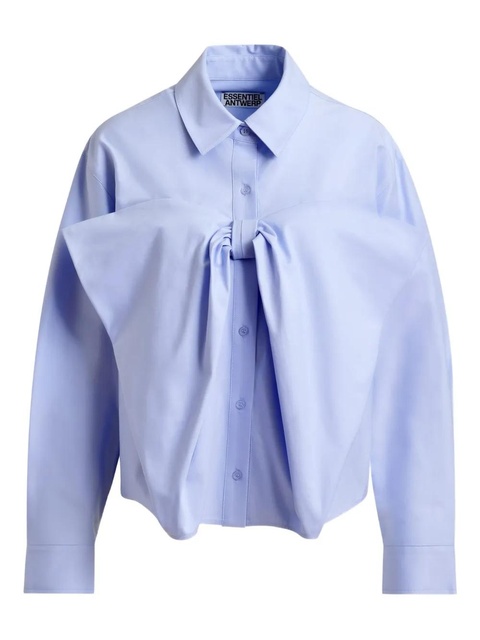 Essentiel Antwerp bow-detail shirt - Blue - zdjęcie produktu nr 1