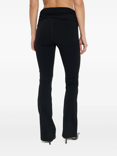 MISBHV branding-detail flared trousers - Black - zdjęcie produktu nr 2