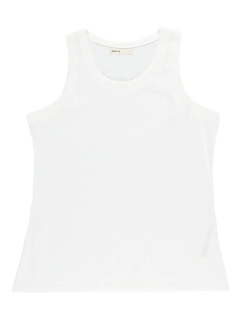 KHAITE round-neck vest - White - zdjęcie produktu nr 1