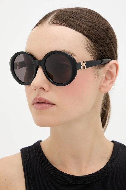 Chloé okulary przeciwsłoneczne damskie kolor czarny CH0332S - zdjęcie produktu nr 1