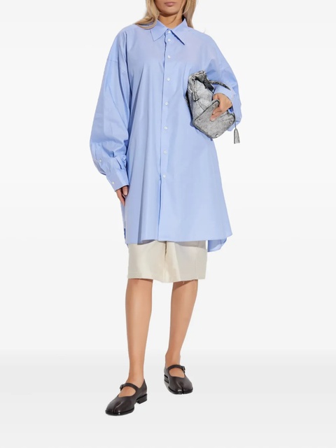 Maison Margiela balloon-sleeve cotton shirt - Blue - zdjęcie produktu nr 1