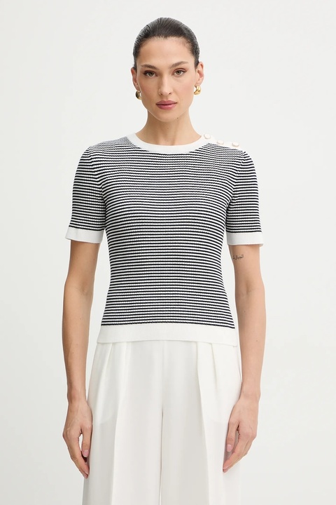 Morgan bluzka damska kolor granatowy w pasy MCAMELI - zdjęcie produktu nr 1