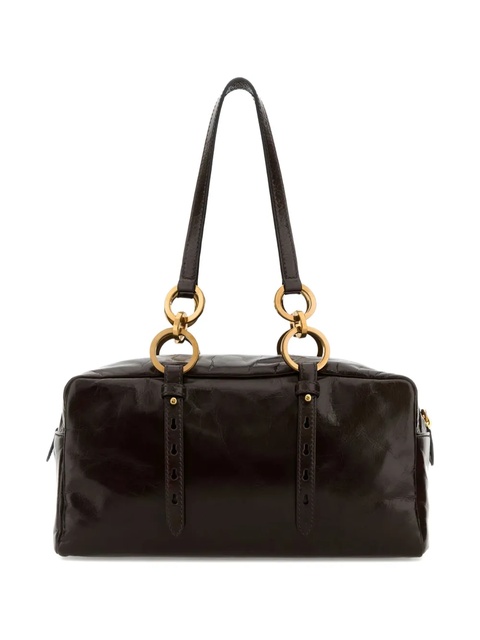 Prada leather tote bag - Brown - zdjęcie produktu nr 2