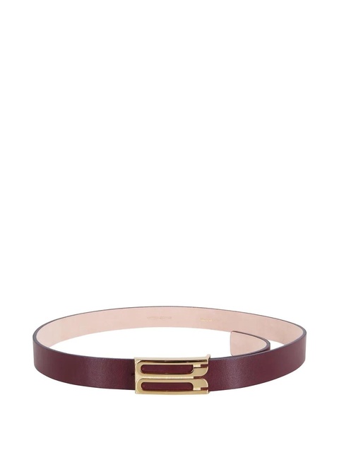 Victoria Beckham Jumbo Dorian buckle belt - Red - zdjęcie produktu nr 1