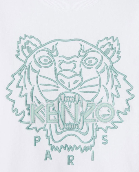 KENZO - Biała bluza Tiger - zdjęcie produktu nr 1