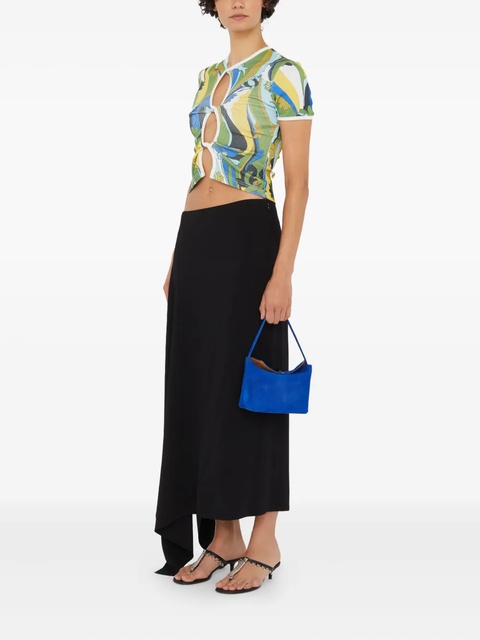 Christopher Esber Acidic Floral cropped T-shirt - Green - zdjęcie produktu nr 1