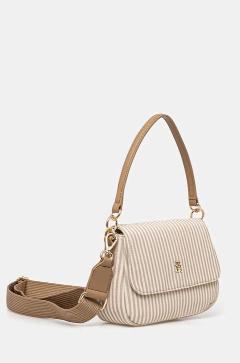 Tommy Hilfiger torebka kolor beżowy AW0AW17166 - zdjęcie produktu nr 1