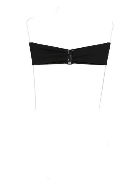 ERES ruched buckled bikini top - Black - zdjęcie produktu nr 1
