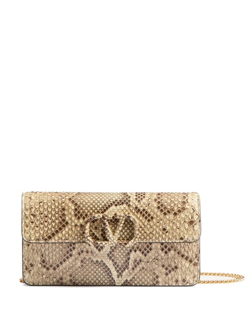 Valentino Garavani VLogo Signature wallet-on-chain - Neutrals - zdjęcie produktu nr 1