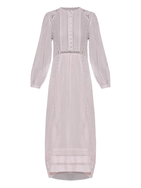 MARANT ÉTOILE openwork-lace midi dress - Pink - zdjęcie produktu nr 1