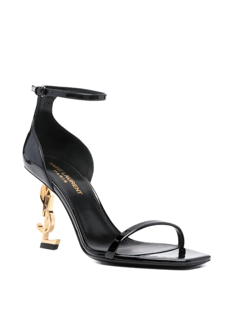 Saint Laurent 85mm Opyum logo-heel sandals - Black - zdjęcie produktu nr 1