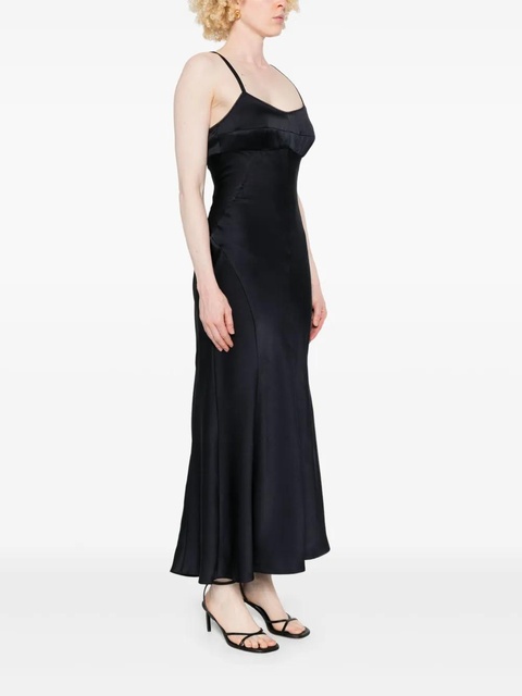 SANDRO satin dress - Blue - zdjęcie produktu nr 2