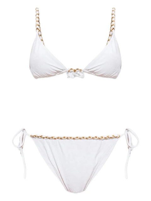Balmain chain-embellished bikini - White - zdjęcie produktu nr 1