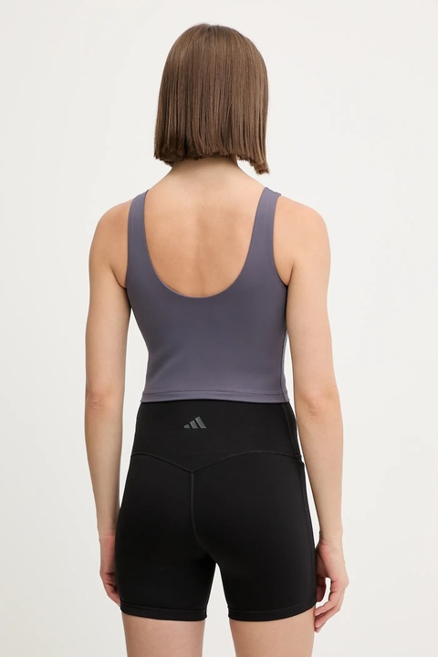 adidas Performance top treningowy kolor szary KT3278 - zdjęcie produktu nr 1