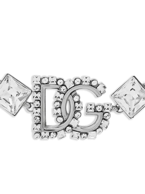 Dolce & Gabbana logo-plaque bracelet - Silver - zdjęcie produktu nr 2