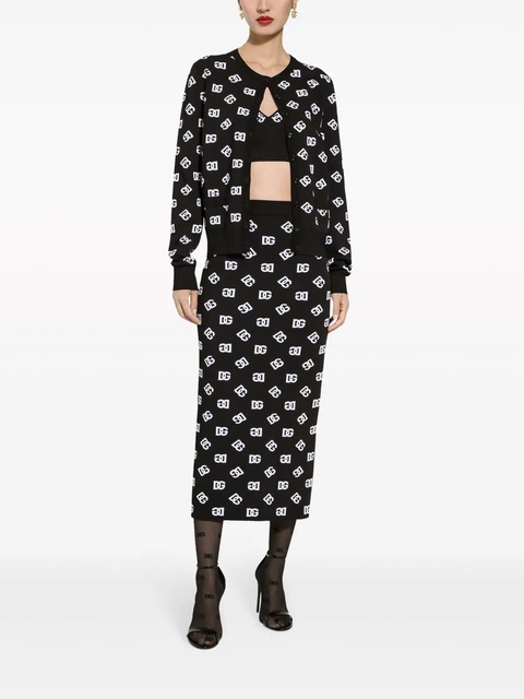 Dolce & Gabbana DG logo cardigan - Black - zdjęcie produktu nr 2