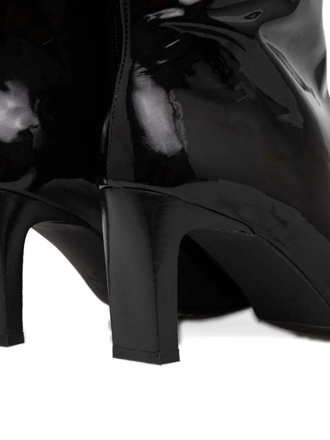ALOHAS 75mm patent-leather knee-high boots - Black - zdjęcie produktu nr 2