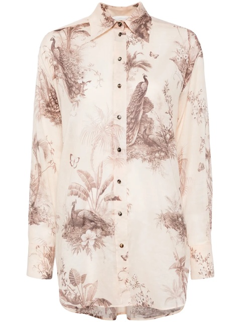 ZIMMERMANN Waverly cotton shirt - Neutrals - zdjęcie produktu nr 1