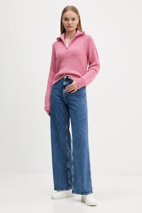 Tommy Jeans jeansy damskie kolor niebieski DW0DW21794 - zdjęcie produktu nr 1